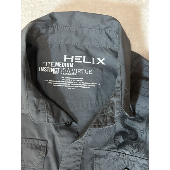 HELIX boys button down shirt size medium - Picture 6 of 6
